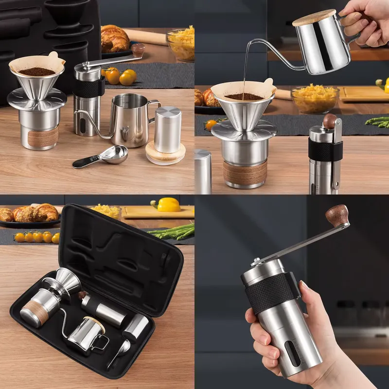 ชุดกาแฟชงมือ สำหรับตั้งแคมป์ เ - Coffee Equipment Gift Set บทวิจารณ์และราคา