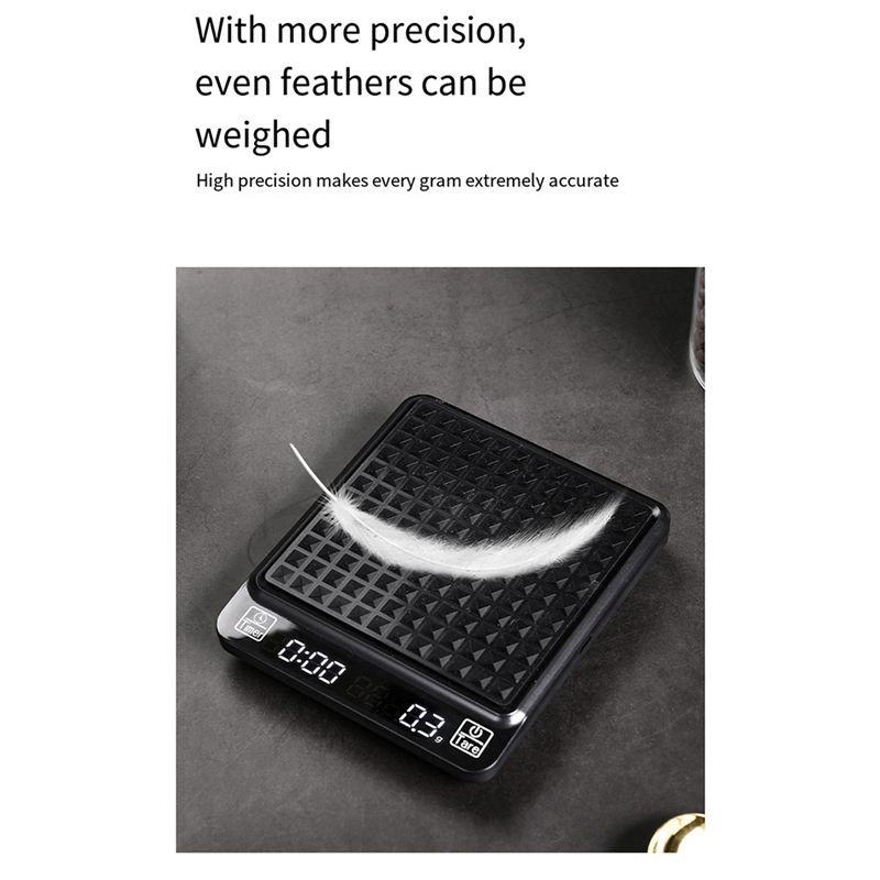 เครื่องชั่งกาแฟดิจิทัล GTBL พร - Scale Drip Timer บทวิจารณ์และราคา