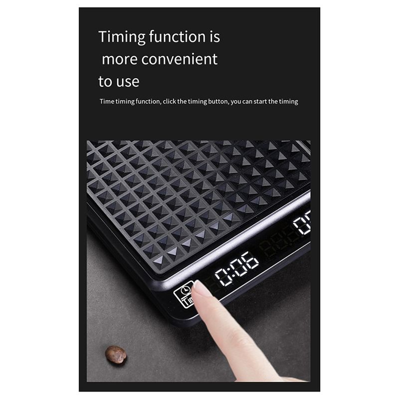 เครื่องชั่งกาแฟดิจิทัล GTBL พร - Scale Drip Timer บทวิจารณ์และราคา